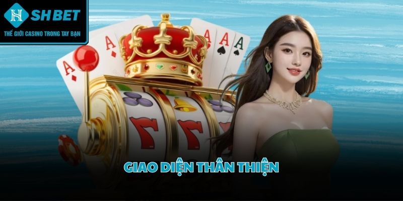 SHBET thiết kế giao diện theo phong cách tối giản và rất dễ sử dụng