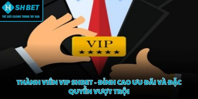 Thành viên VIP SHBET - Đỉnh cao ưu đãi và đặc quyền vượt trội